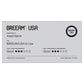 BREEAM USA In-use 3 Star certification plaque in Richlite Silver/Black, large size
