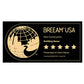 BREEAM Certified Plaque | Richlite | Gold Text on Black